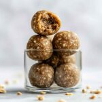 Banana peanut butter protein balls – high protein no-bake snack