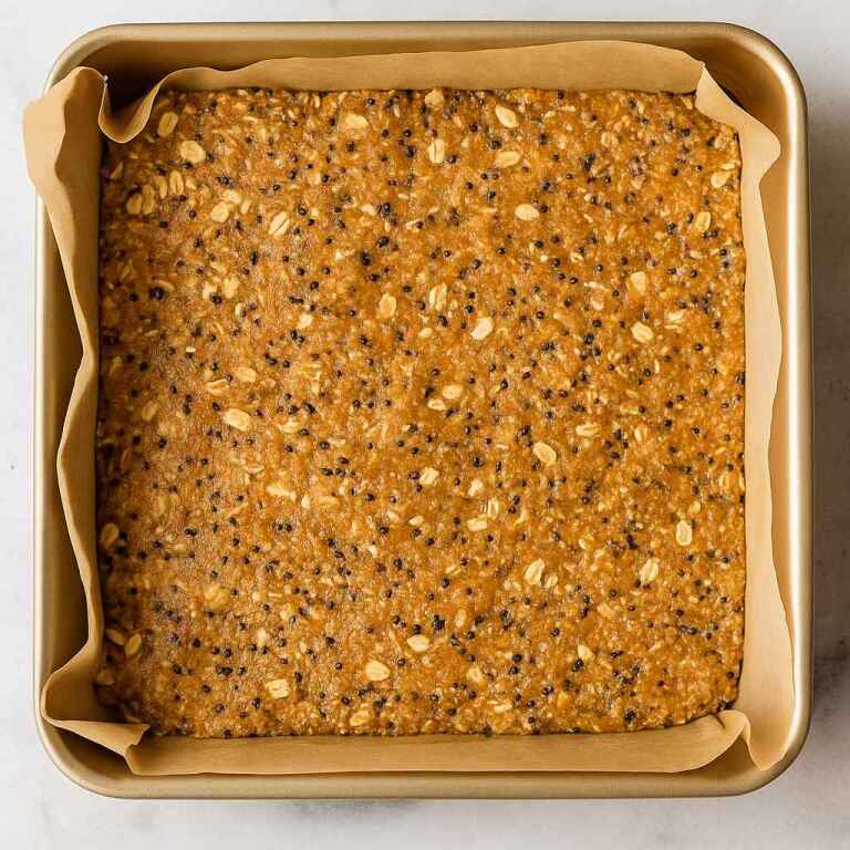 Bars ready for chilling before slicing