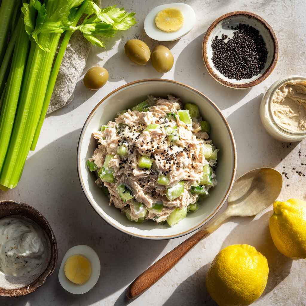 high-protein tuna salad no mayo