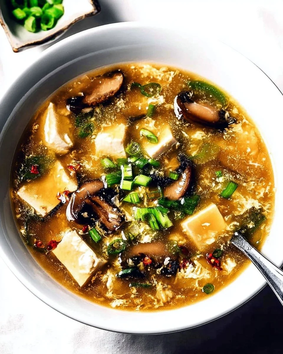 Mushroom Tofu Soup
