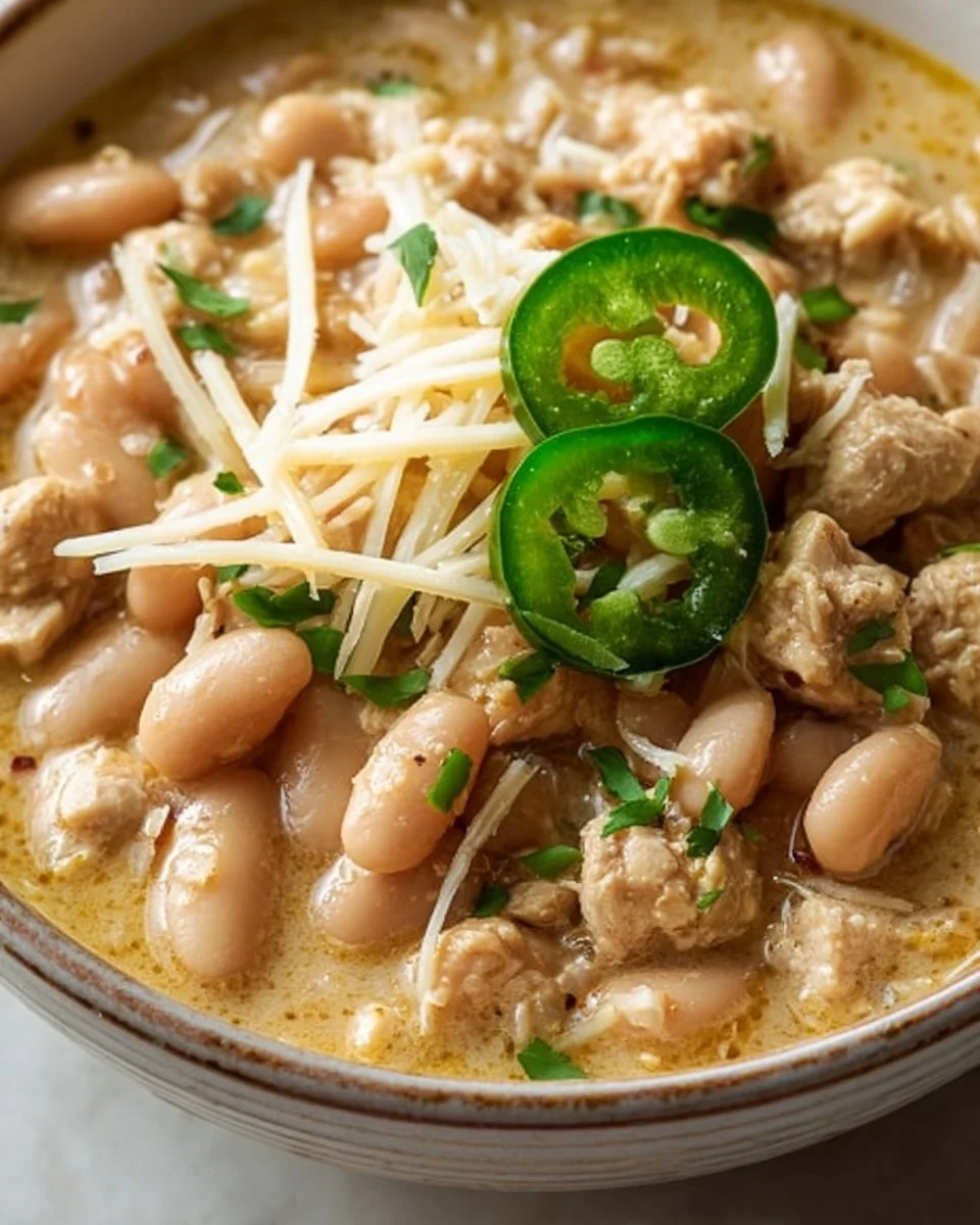 White Chicken Chili Recipe: Creamy and Comforting