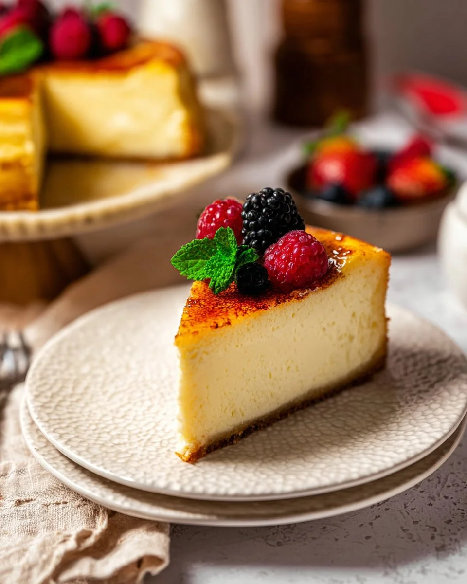 Burnt Cream Cheesecake