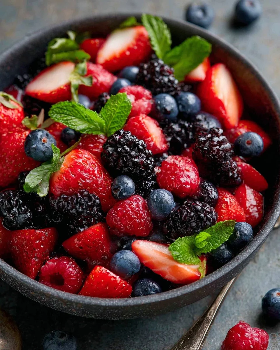 Mixed Berry Fruit Salad
