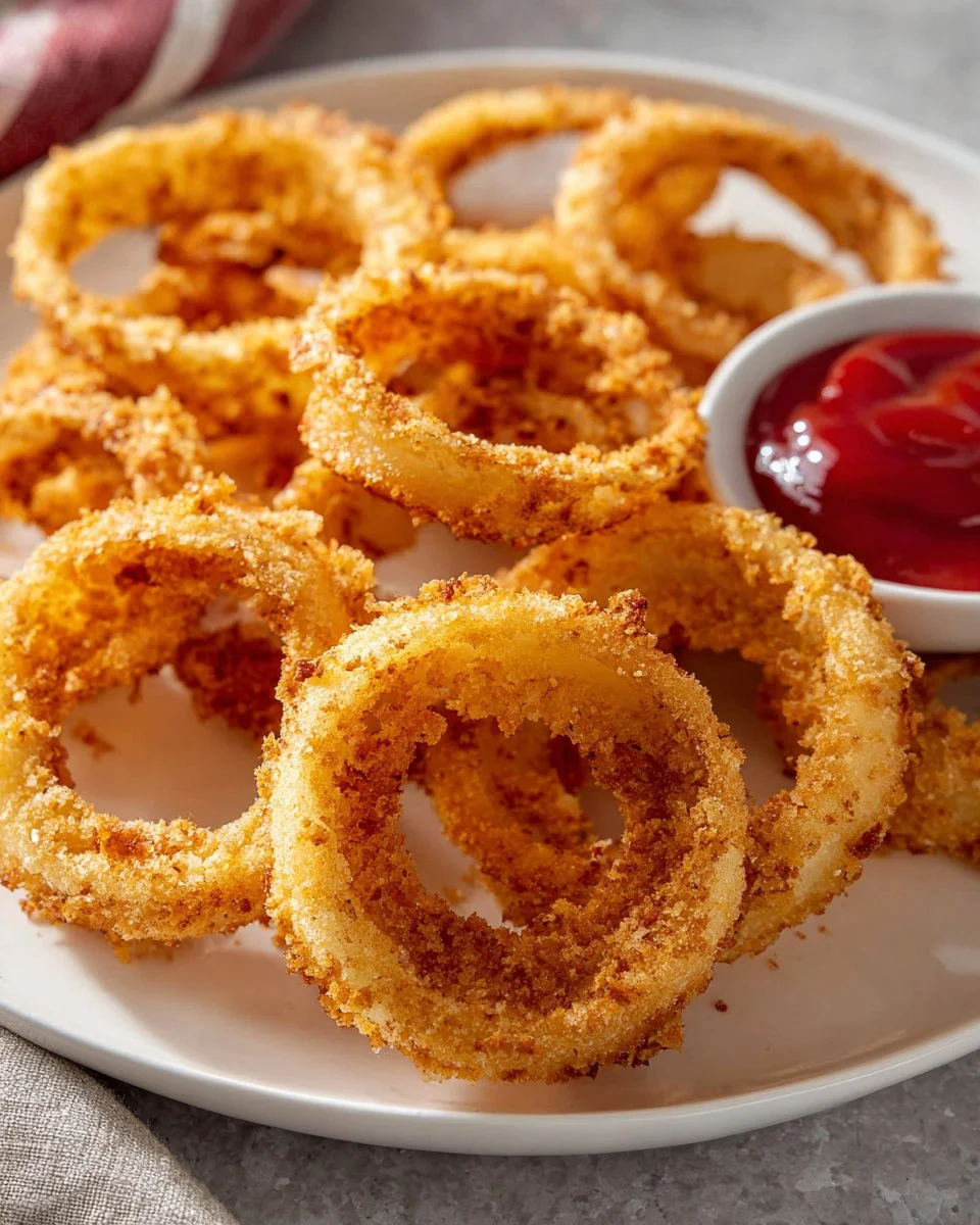 Oven Baked Onion Rings