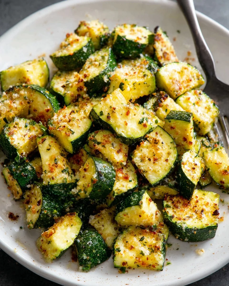 Parmesan Roasted Zucchini