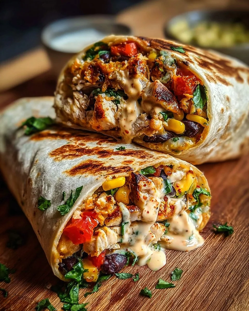 Southwest Chicken Wraps