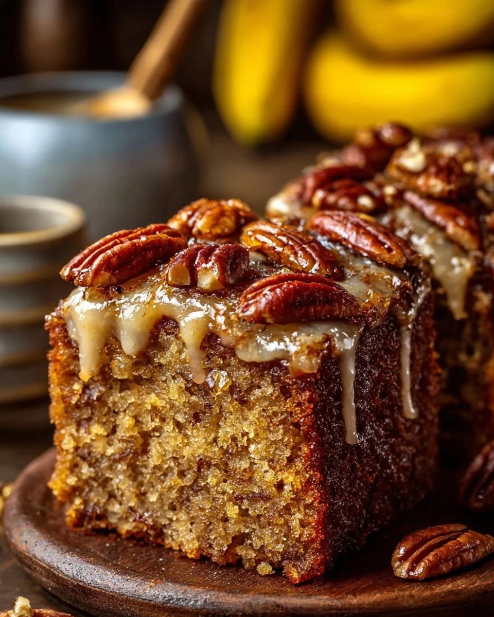 Banana Pecan Cake