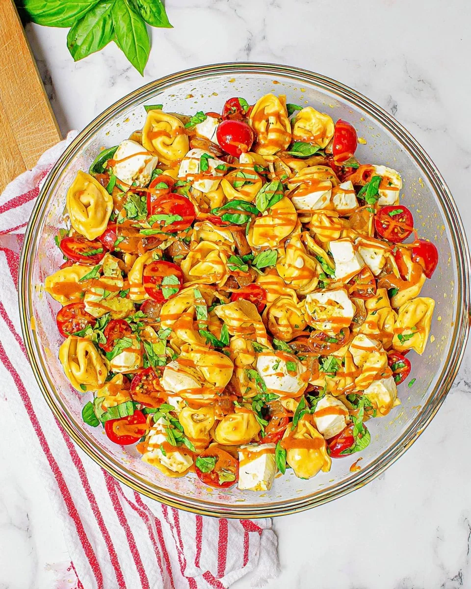 Caprese Tortellini Pasta Salad
