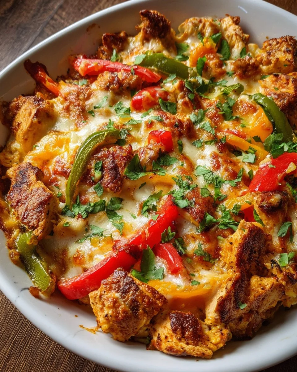 Chicken Fajita Casserole