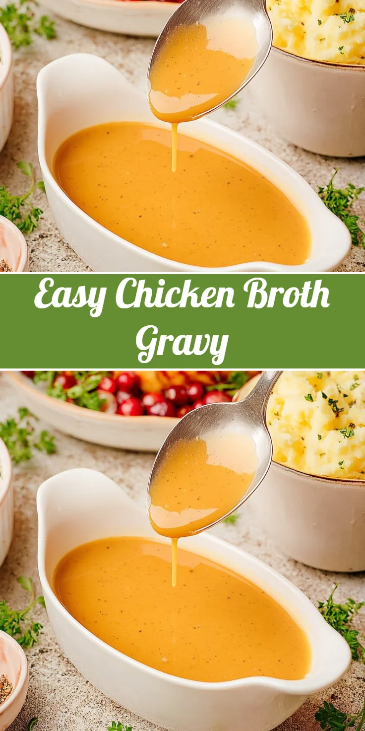 Easy Chicken Broth Gravy