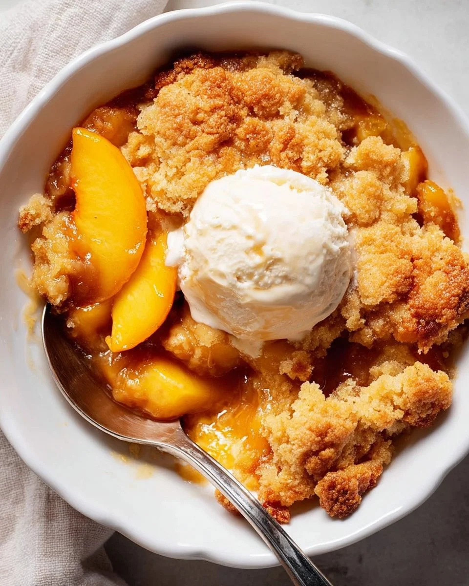 Easy Peach Cobbler From Scratch