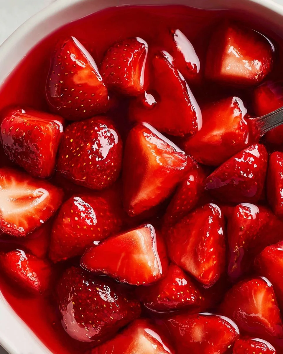 Fresh Strawberry Sauce (Strawberry Topping)