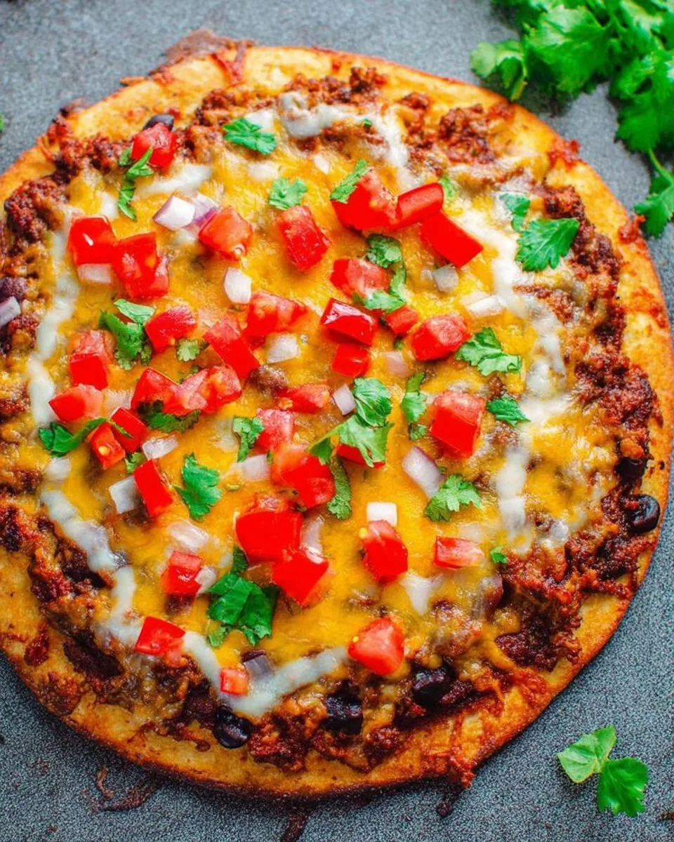 Mexican Taco Pizza
