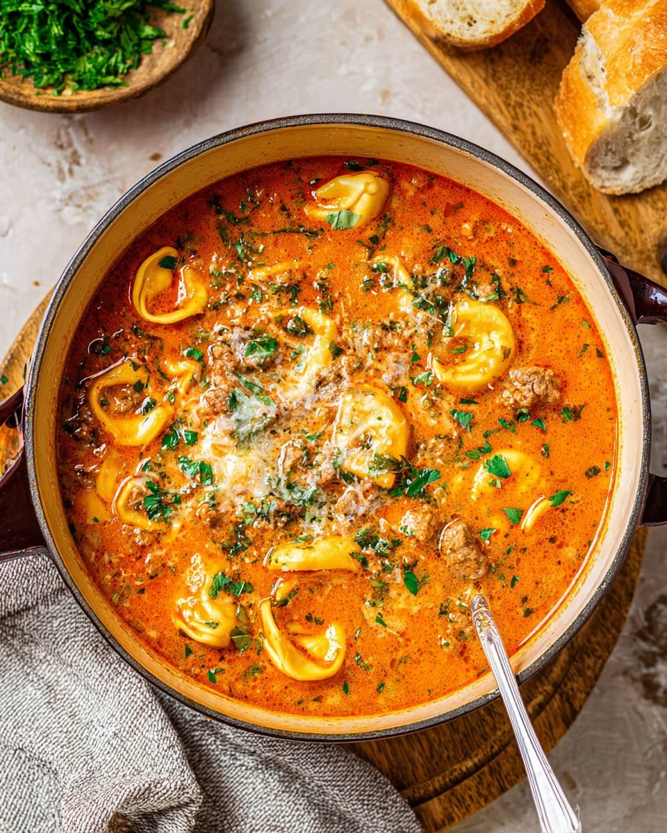 Sausage Tortellini Soup