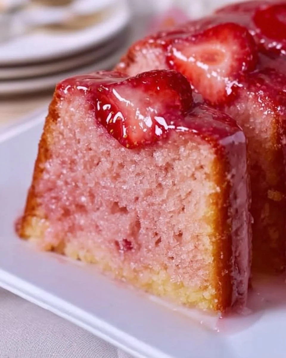 Strawberry Pound Cake: Moist, Buttery, and Bursting with Flavor