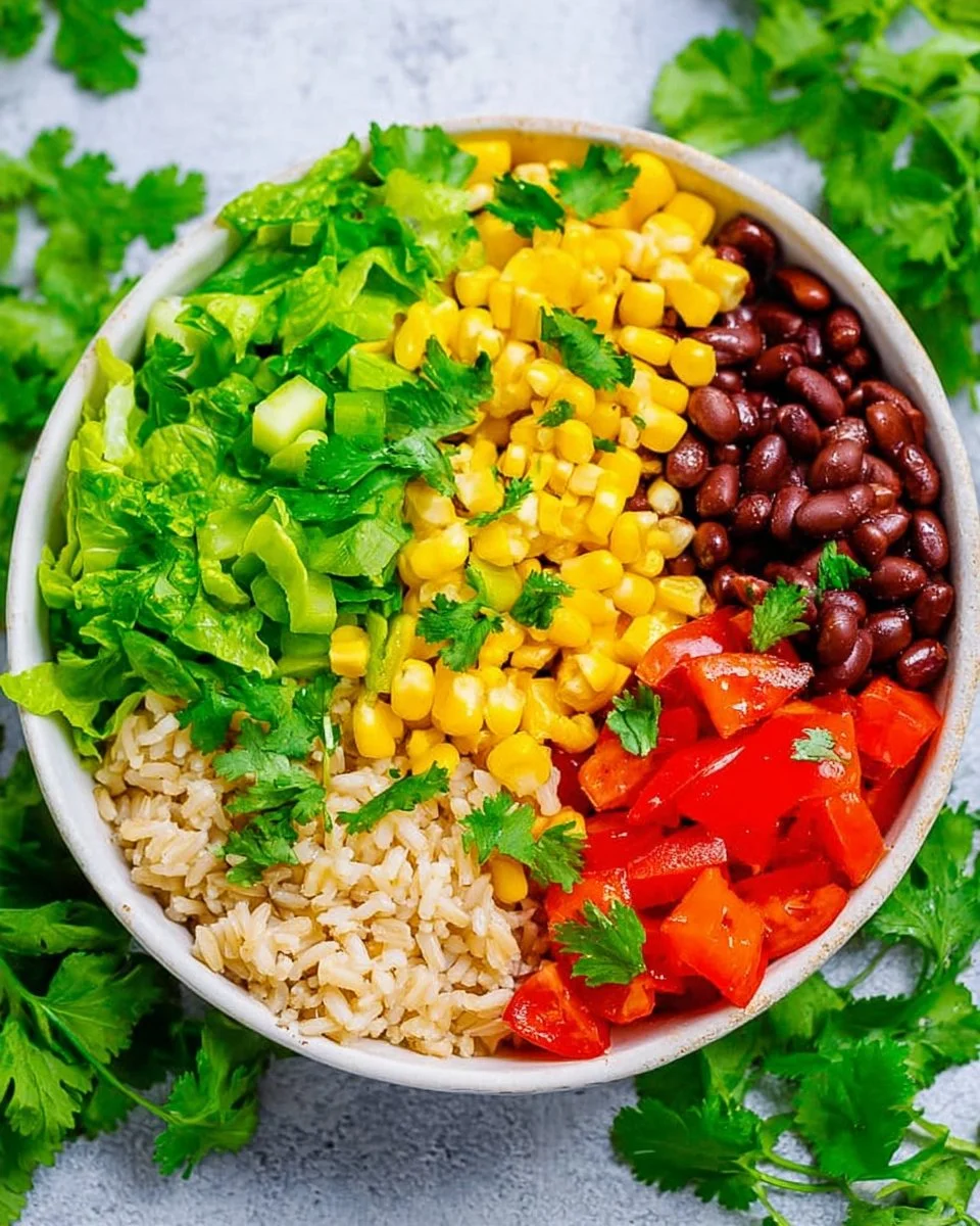 Vegetarian Burrito Bowl Salad