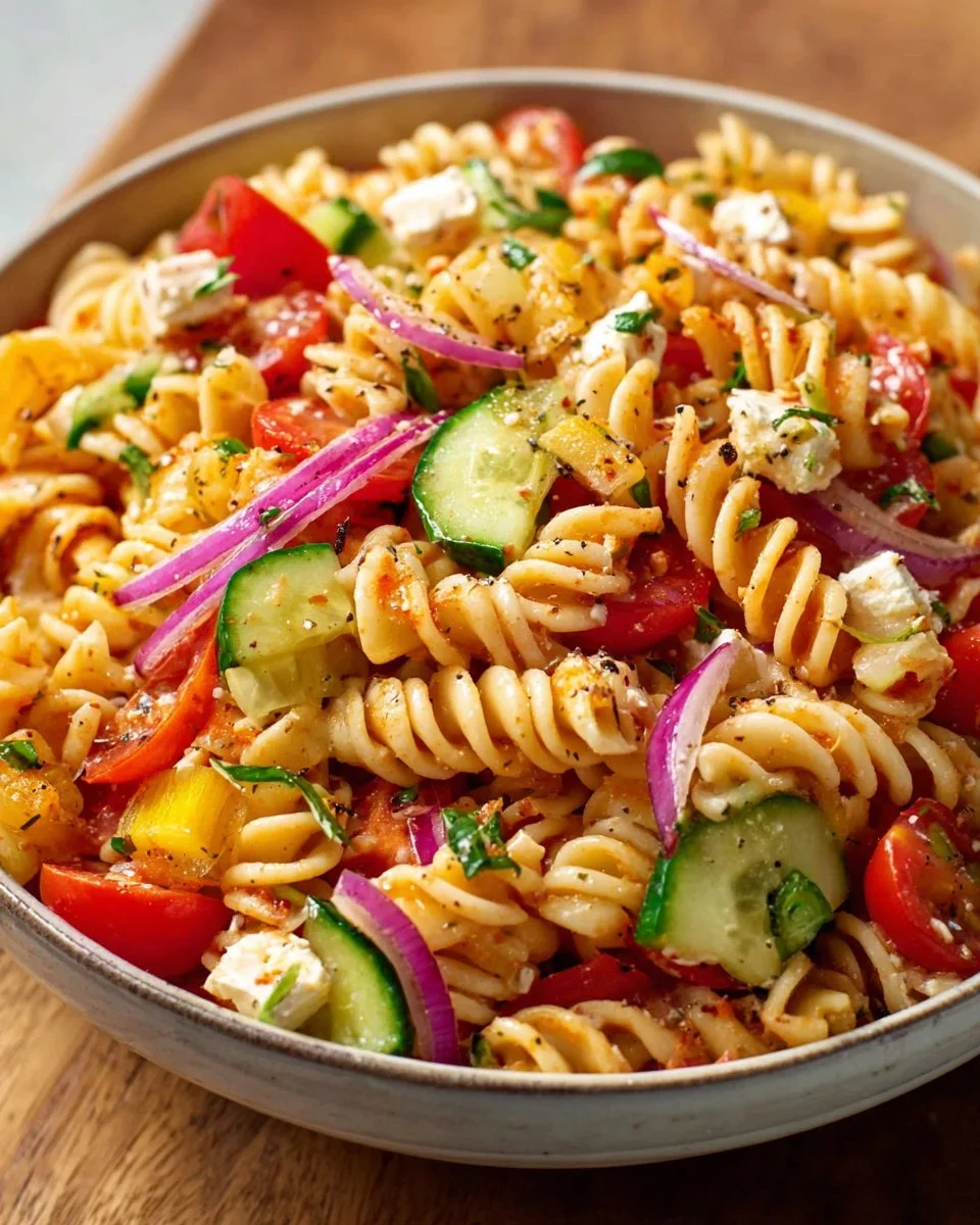 Zesty Salad Supreme Pasta Salad: Quick, Easy, and Crowd-Pleasing