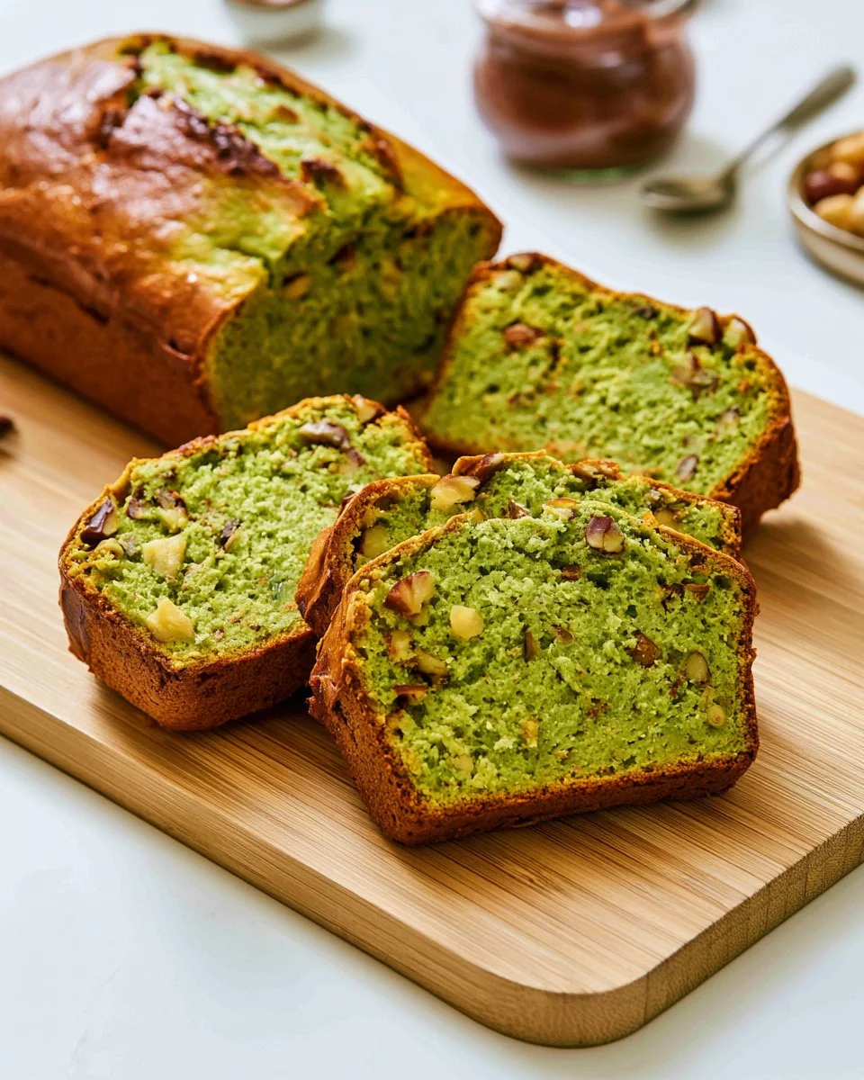 Delicious avocado bread topped with slices of ripe avocado and herbs
