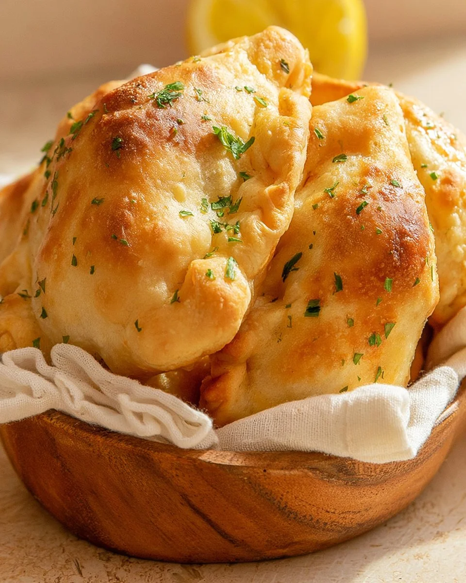 Golden beef empanadas filled with seasoned meat, served on a rustic plate.