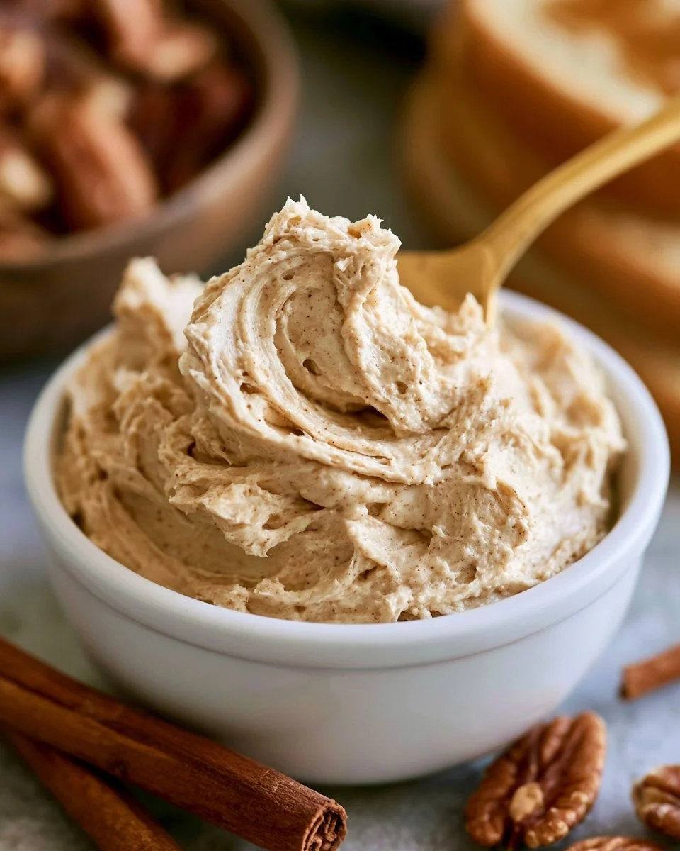 Delicious jar of Cinnamon Maple Butter spread on toast for breakfast.