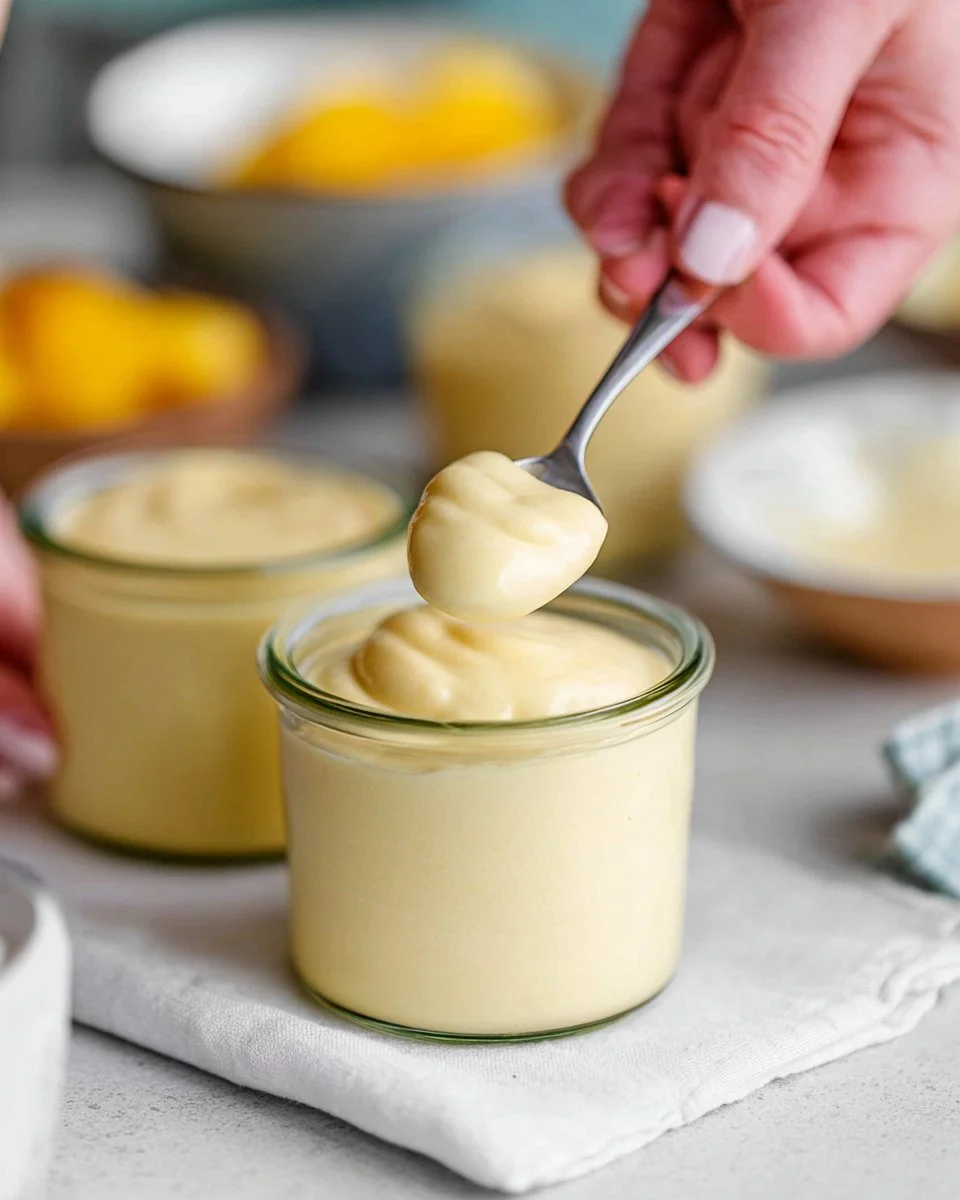 Homemade tofu yogurt made with mango and pineapple in a bowl