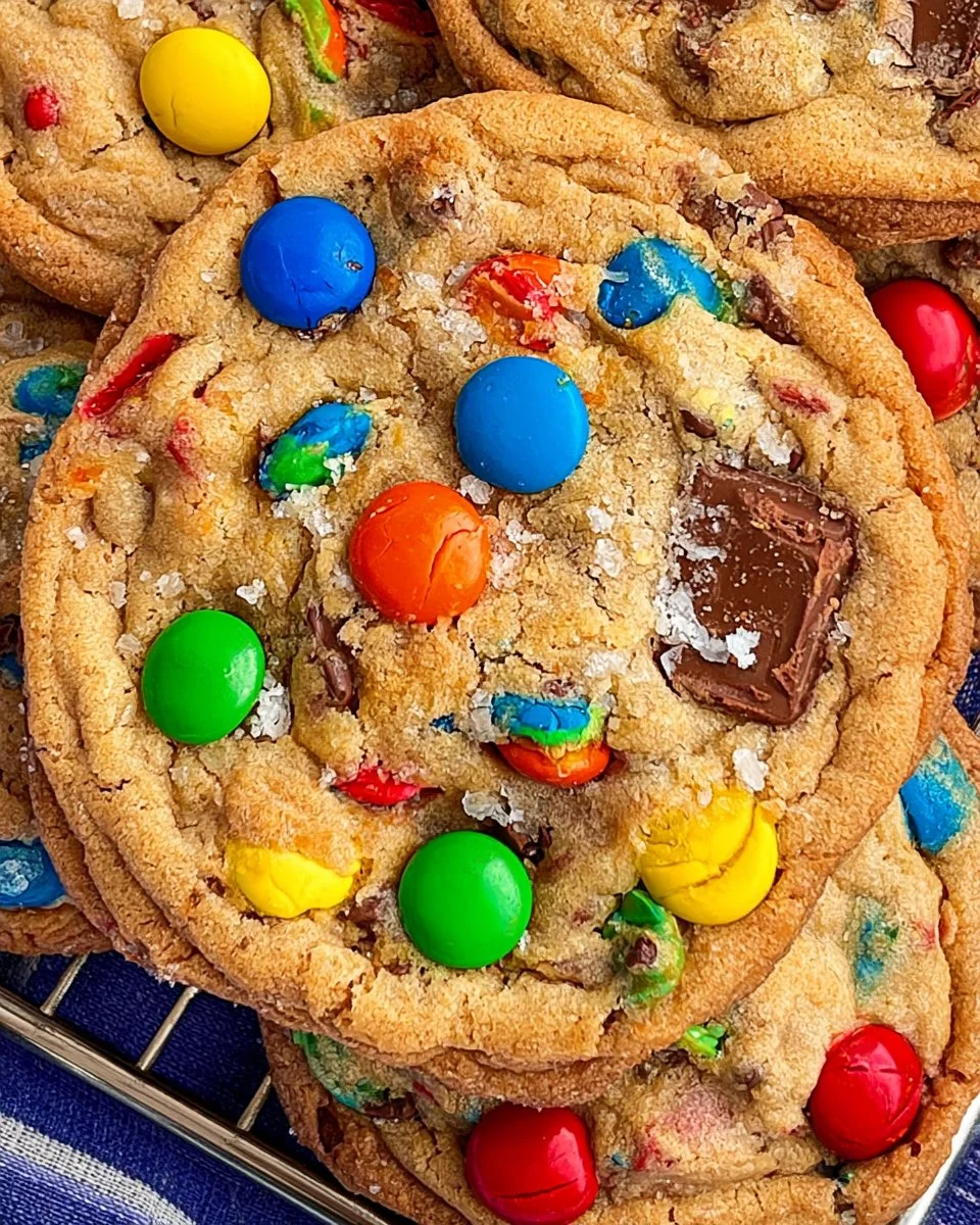 Big and chewy monster cookies from NYC bakery style