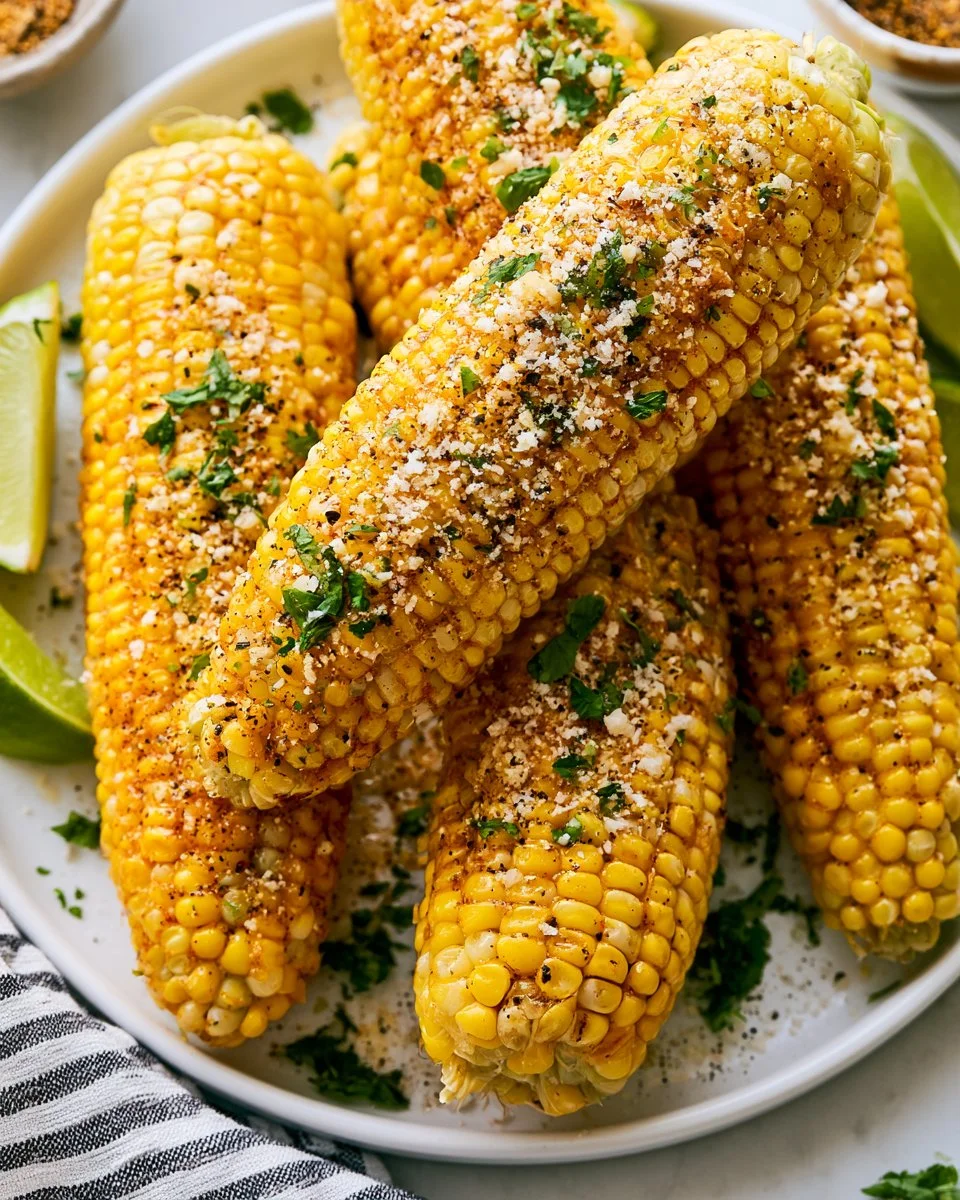 Delicious Cajun Corn dish seasoned with spices and herbs