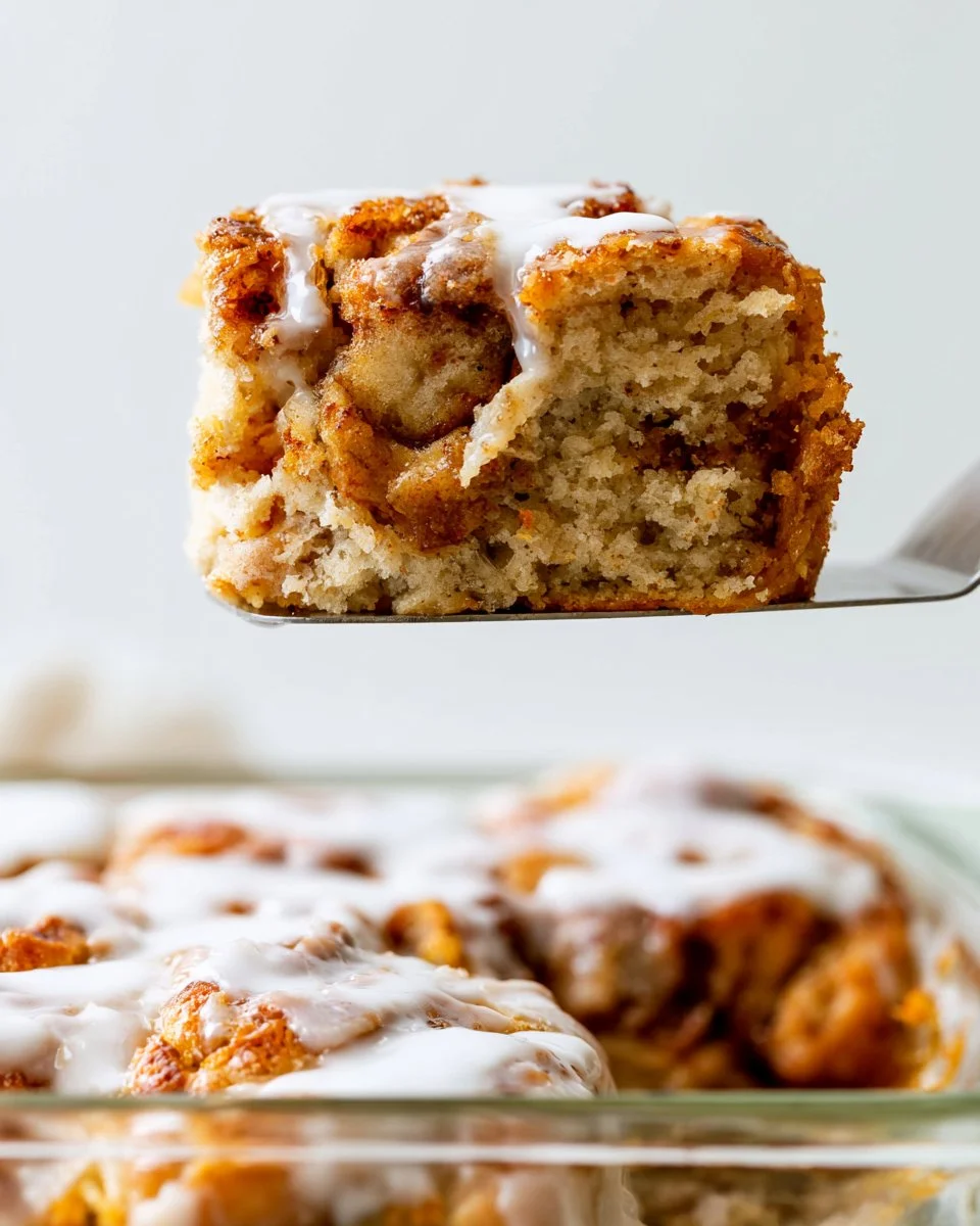 Plate of cinnamon roll butter swim biscuits drizzled with icing.