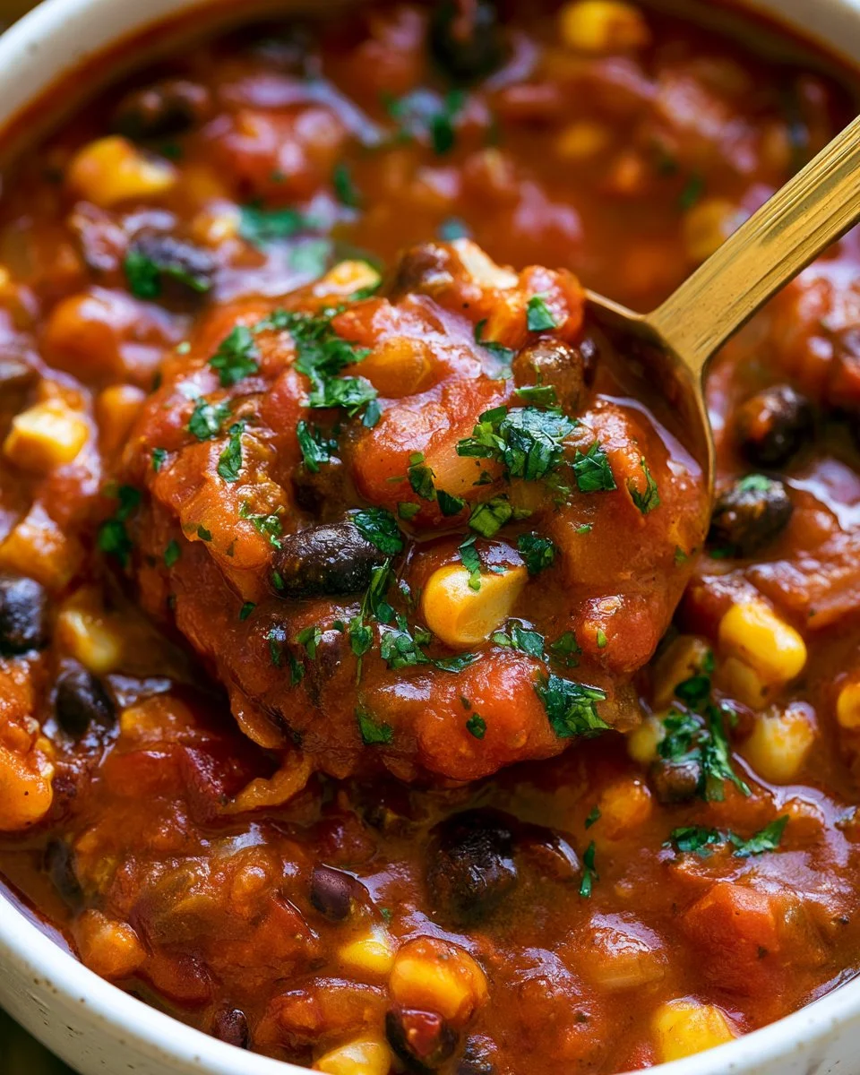 Bowl of easy homemade chili topped with cheese and green onions