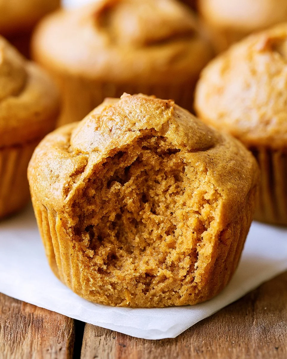 Fluffy keto pumpkin muffins baked for a healthy low-carb snack