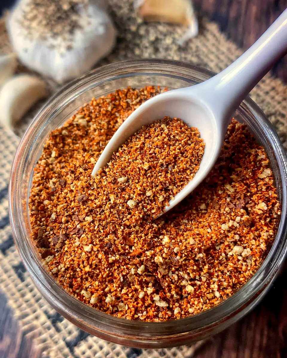 Homemade seasoning blend ingredients in glass jars on a kitchen counter