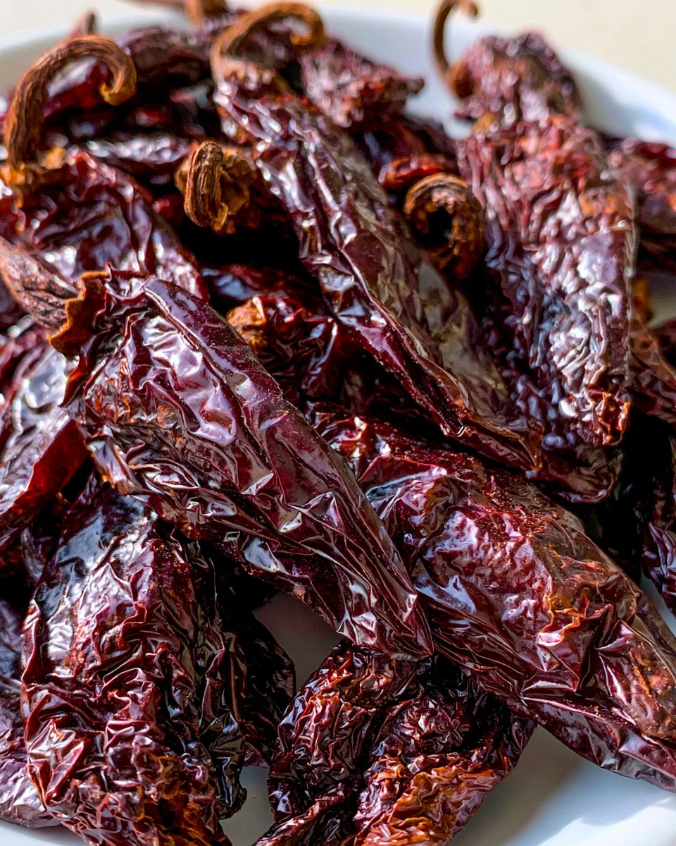 Homemade chipotle peppers in a vibrant bowl ready for cooking.
