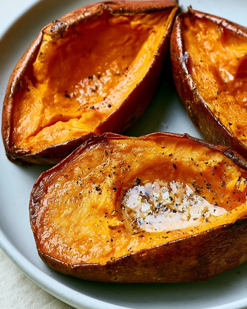 Deliciously cooked Instant Pot sweet potatoes ready to serve