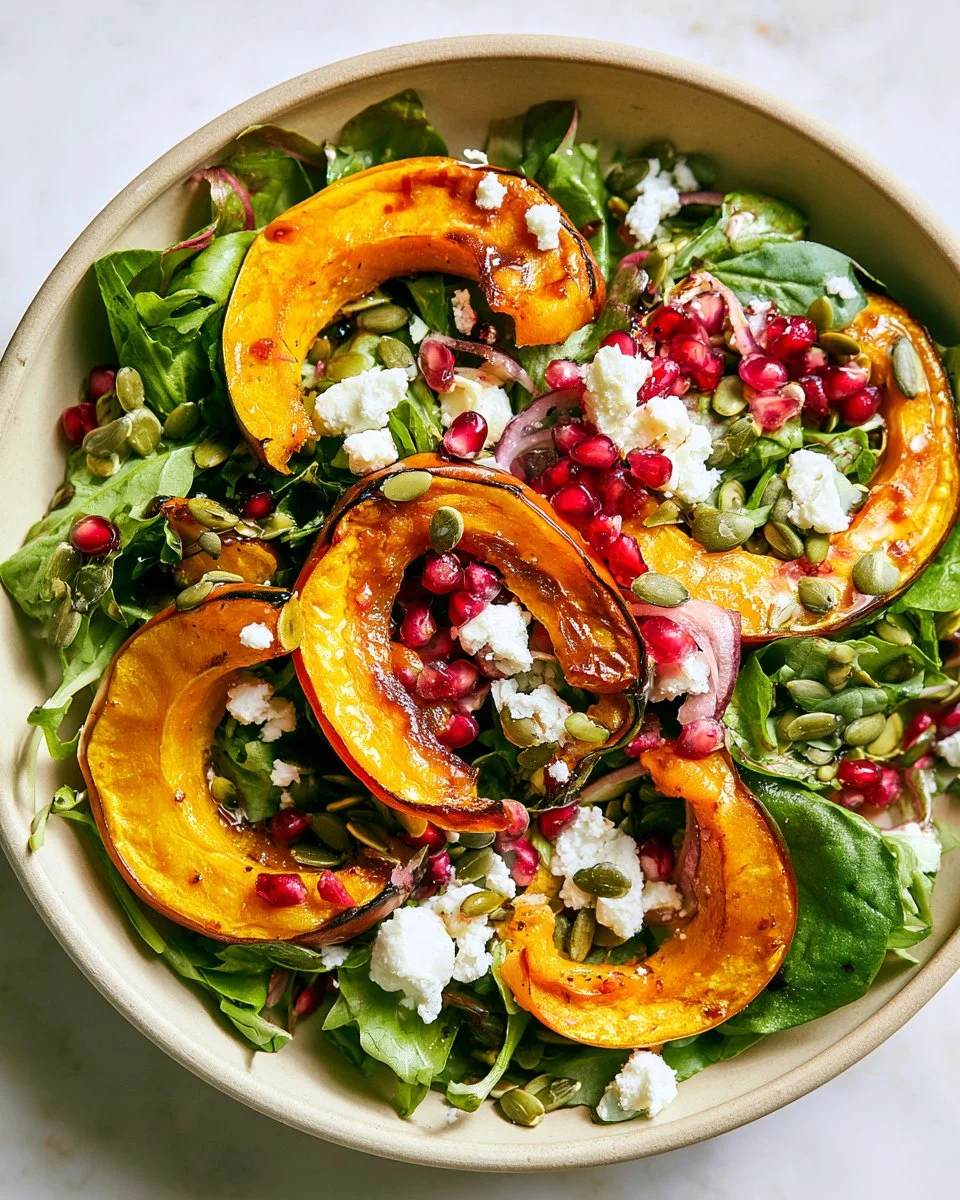 One pot pumpkin salad with fresh ingredients and vibrant flavors.