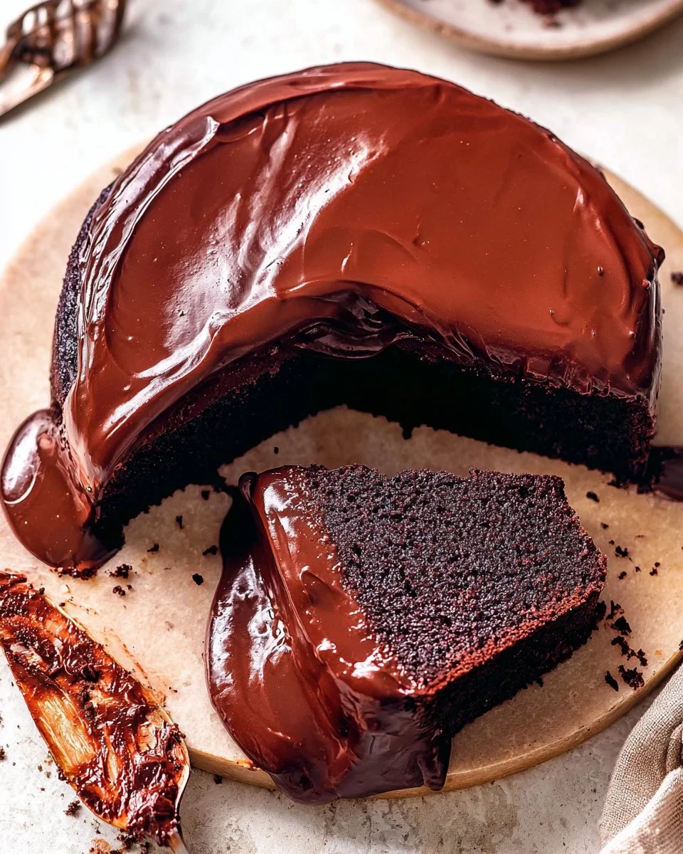 Super moist chocolate cake with coconut flour and chocolate frosting.