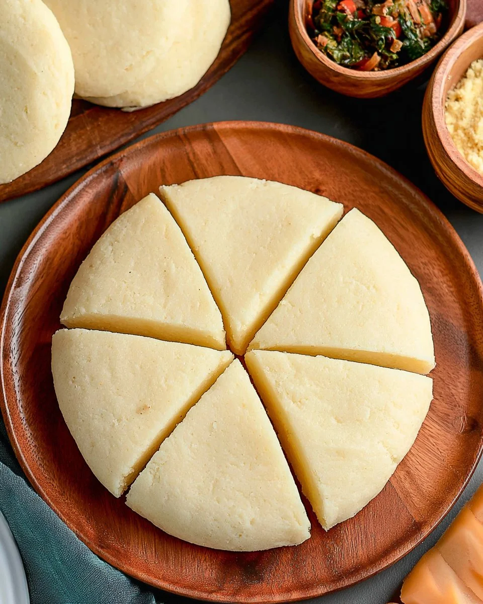 Easy Kenyan ugali recipe made with cornmeal