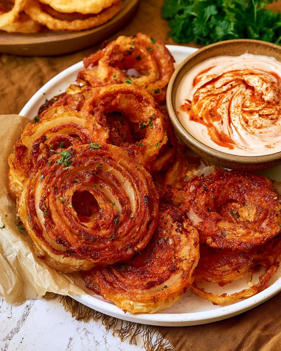 Viral onion ring chips served in a bowl, perfect for a tasty snack.