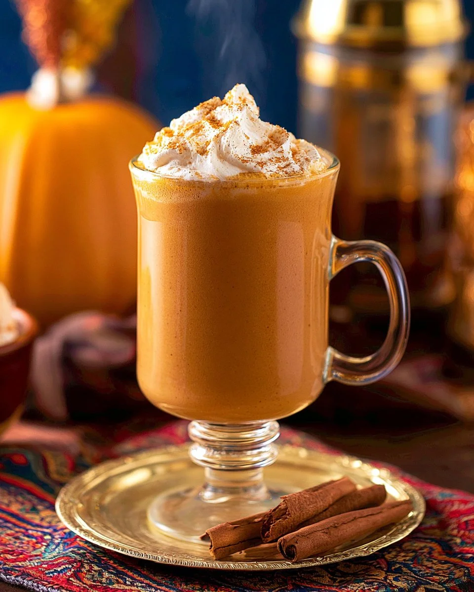 A glass of Harry Potter-inspired pumpkin juice, vibrant and inviting.