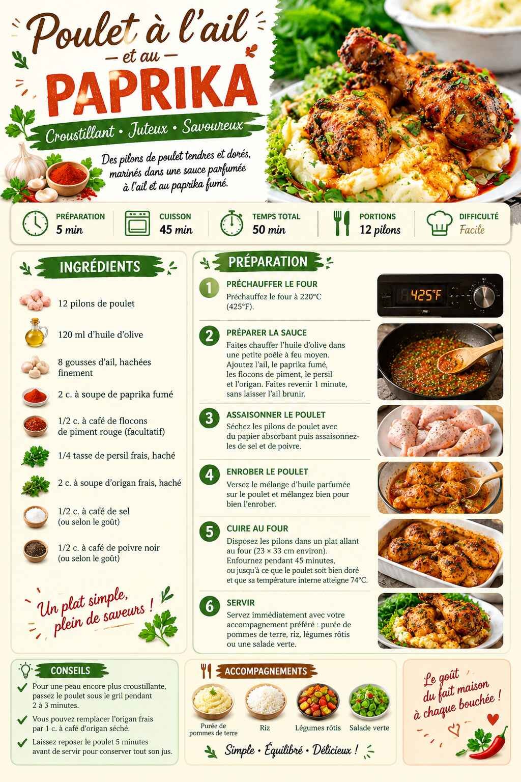 Garlic and Paprika Chicken